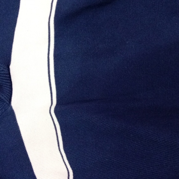 American Rag Men’s Blue Cotton Knit Sweater – Size L – Shawl Collar - Picture 8 of 9